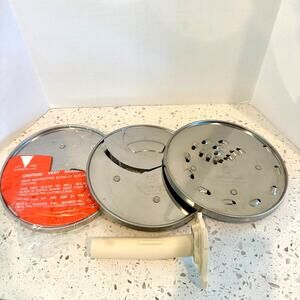 Cuisinart Set of Slicing and Shredding Discs plus Stem Adapter EUC